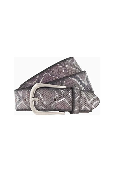 b.belt B.Beltwomen's Leather Belt, Metallic Snake Pattern, Stylish and Durabl...