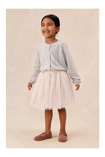 THE WHITE COMPANY Glitter Detailed Tulle Baby Girl Tutu Skirt