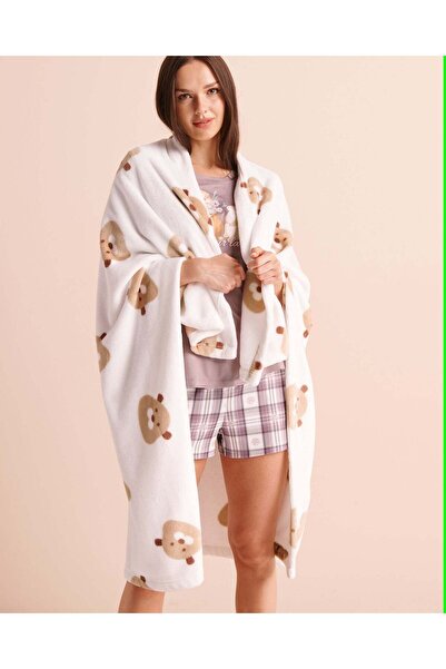 La Vie en Rose Groundhog Print Soft Plush Blanket