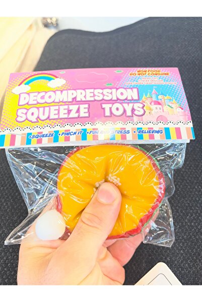 Genel Markalar Lezzetli Hamburger Figürlü Esnek Squishy Stres Oyuncağı - Yeti...
