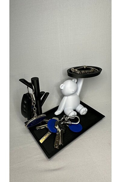 OEM Suport decorativ imprimat 3D cu ursulet si copacel – organizator modern p...