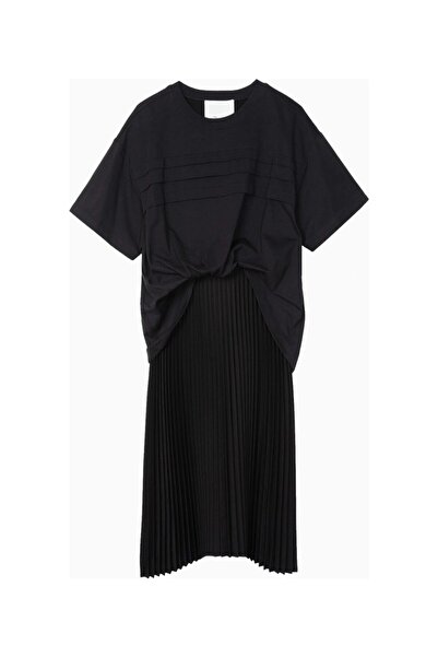 3.1 Phillip Lim Pleated T-Shirt Combination Design Women's Dress