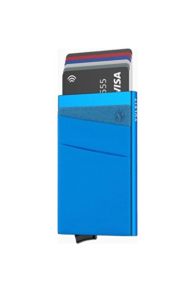 VULKIT Rfid Protected Mini Unisex Card Holder Wallet with Coin Compartment