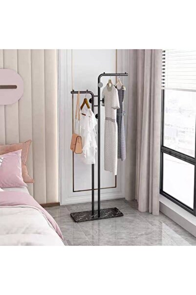 Royal Home Fashion black freestanding clothing rack - double garment rack for...