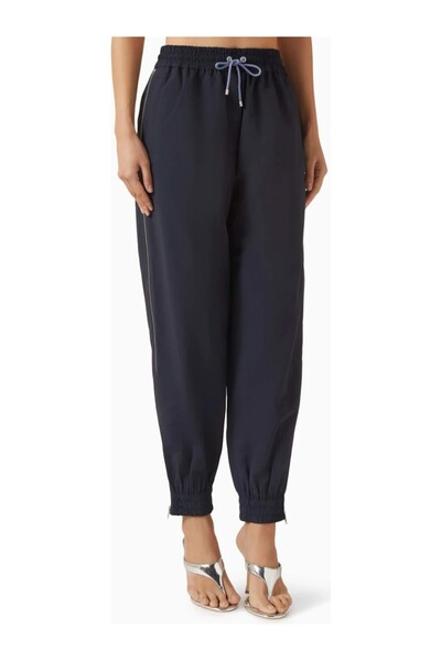 3.1 Phillip Lim Ripstop Fabric Lace-Up Women's Sweatpants Black