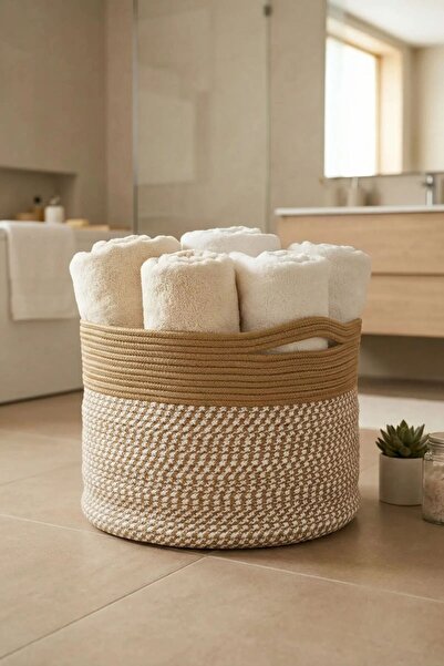 Comfort Craft Καλάθι οργάνωσης από γιούτα πολλαπλών χρήσεων που πλένεται (40x...