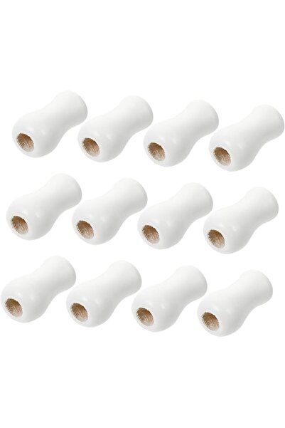 PRETYZOOM 12pcs Wood Cord Tassels for Window Blinds Wooden Cord Pulls and Kno...
