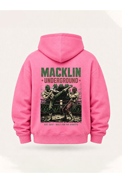 macklin Unisex Γυναικεία Ανδρικά Φούτερ με κουκούλα Underground Design με στά...
