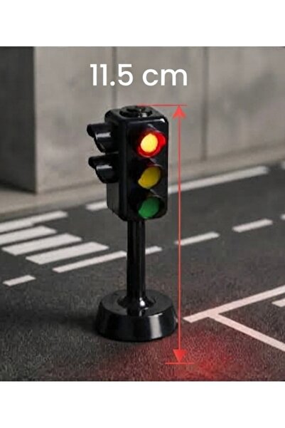 feys shop Işıklı Sesli Oyuncak Trafik Lambası 11.5 cm – Sesli Işıklı Oyuncak ...