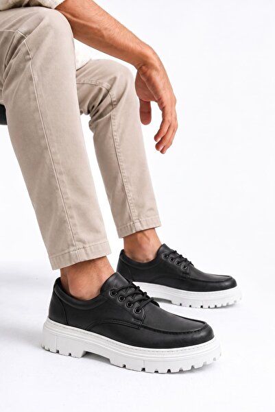 Zerenyus Zrj-T13 Premium Nova Lace-Up Men's Casual Classic Shoes - Black and ...