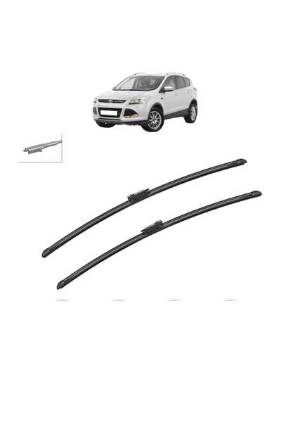 Bosch Set of 2 Wipers FORD KUGA II (DM2) 2012-2019, for windshield, Aerotwin