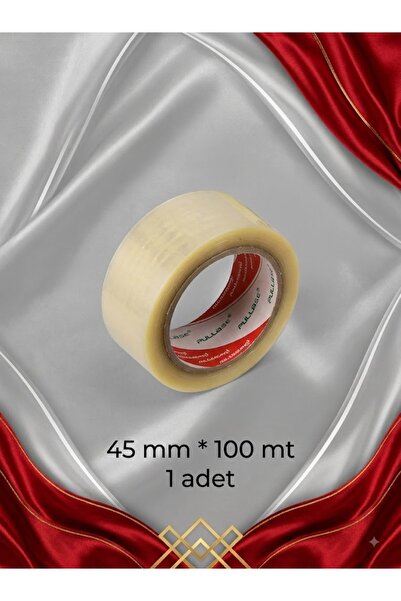 MYB Şeffaf Koli Bandı 45 mm x 100 Mt Hotmelt Yapışkanlı Bant 1 Adet