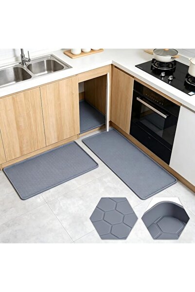 LBMT Silicone Sink Mat, 87 x 56 cm Silicone Mats for Kitchen, Under Sink Cabi...