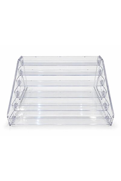 STAND MARKET Cosmetic Makeup Organizer Stand Multi-Compartment Organizer 6 Tiers