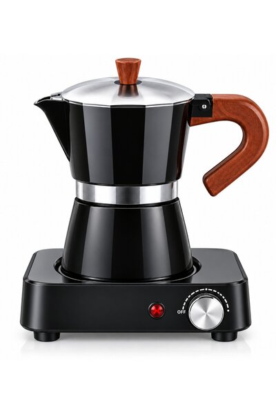 Generic Coffee Maker 300ml – 500W – Black & Silver
