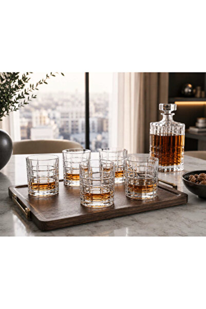 AZAY CASA Set of 6 SQUARE whisky glasses