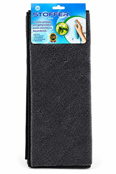 STOFFER Pro Büyük Boy Mikrofiber Temizlik Bezi 50x70 cm Çok Amaçlı Araba, Cam...