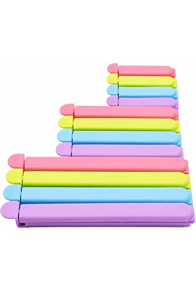 GENERAL Tmflove 12 PCS Sealing Clips for Food and Snack Bag(2.75 in, 4.33 in,...
