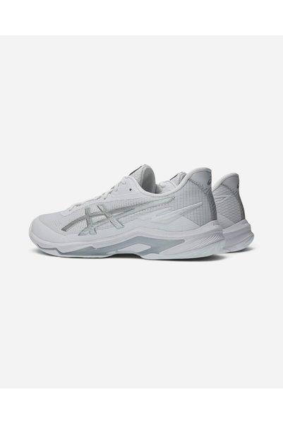 Asics Netburner Ballistic Ff 4 Unisex White/Pure Silver Volleyball Shoes 1053A070-105