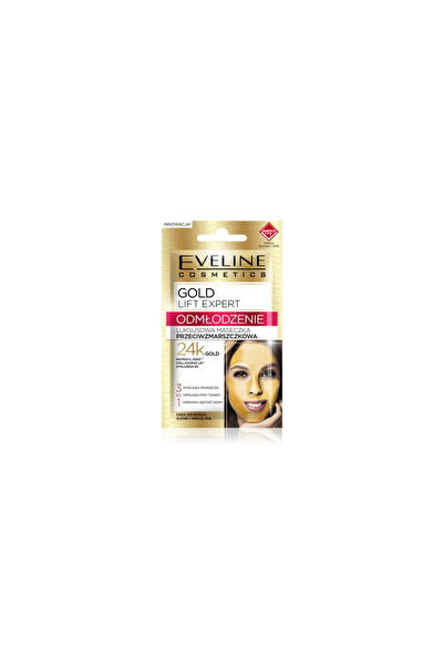 Eveline Cosmetics , Gold Lift Expert, Anti Aging, Weekly, Cream Mask, For Fac...