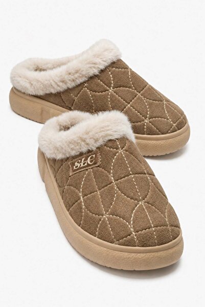 CCWAY AYAKKABI Women's Embroidered Gondola House Slippers Vi̇zon
