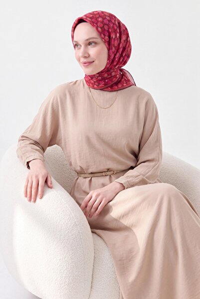 Silk Home Soft Eşarp Vintage Floral Bordo