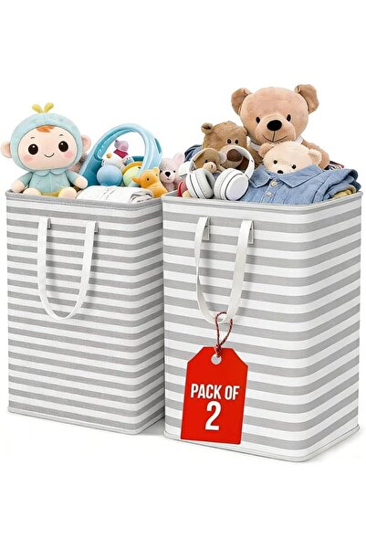 GENERAL 75L Laundry Basket,Waterproof Freestanding Laundry Hamper,Washer Room...