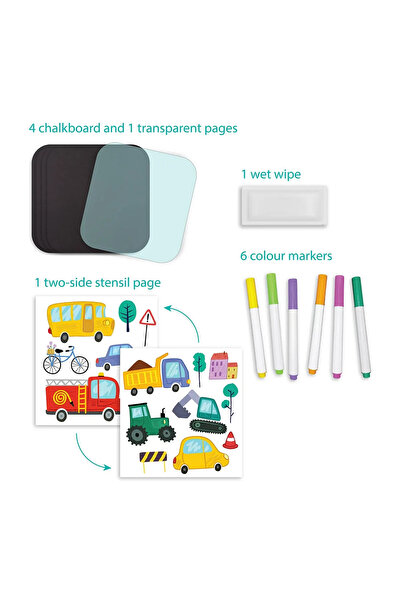 dodotoys Set de desen pentru călătorii, Transport