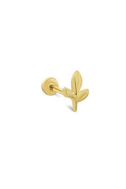 YAVUZ KUYUMCULUK 14 Ayar Altın Filiz Tragus Piercing