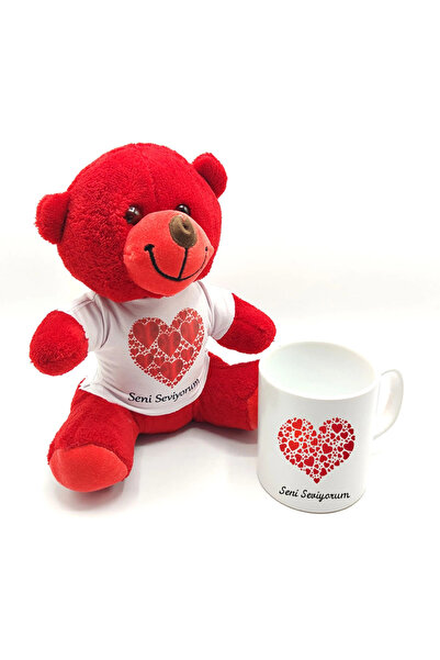 Lovesta Home I Love You Teddy Bear and Mug Set