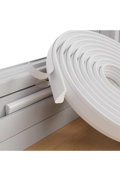 Ctoby Door Weather Stripping,118"/5M Weather Stripping Door Seal,Draft Blocke...