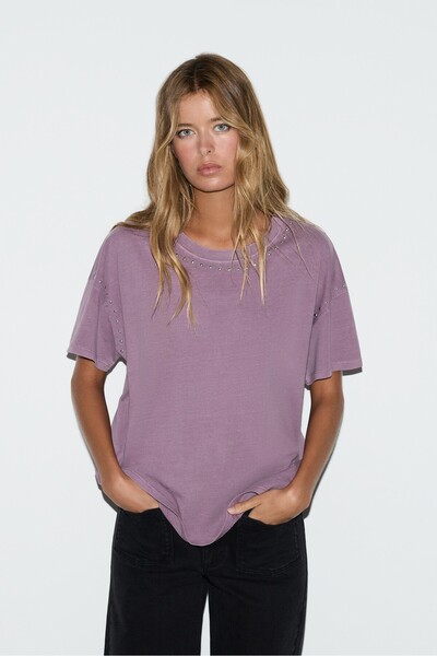 LEFTIES Zımbalı t-shirt
