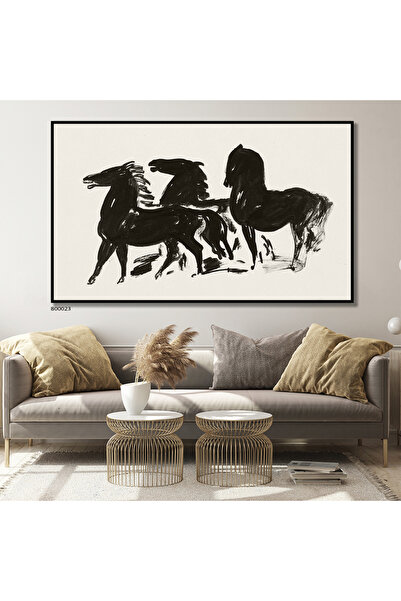Afkar modern Modern Art Wall Painting Canvas Art Print