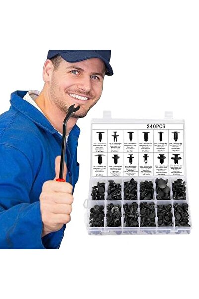 SCIENISH 240PCS, 415 PCS, 620 PCS Bumper Retainer Clips Car Plastic Rivets Fa...