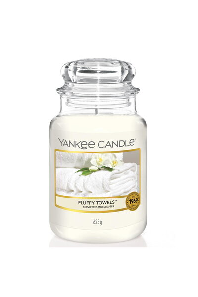 Yankee Candle Αφράτες πετσέτες, Αρωματικό κερί, 623 γρ.
