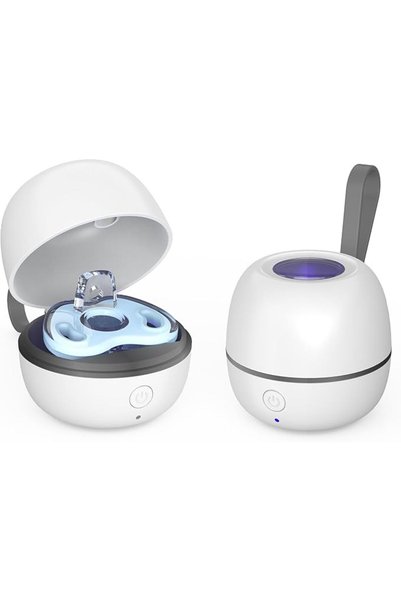 TERRIFI Portable Pacifier Sanitizer, UV Pacifier Case for On-The-Go, Mini Pac...