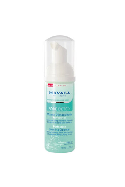Mavala Detoxifiere pori, Curățare și Purificare, Spumă de curățare, 50 ml