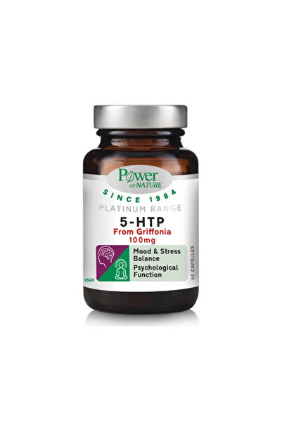 Power Health 5 HTP 100 mg με Βιταμίνη B12 60 caps