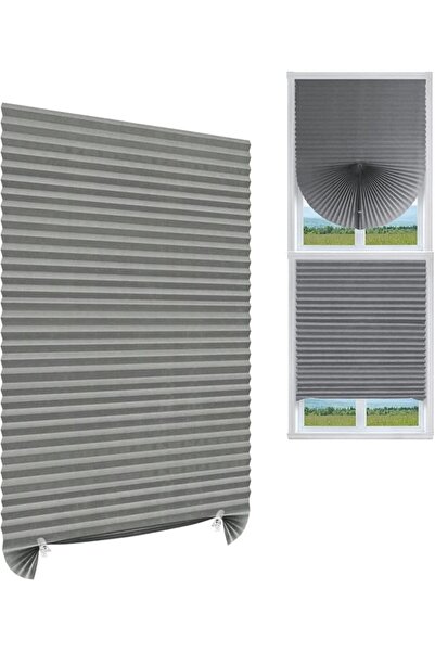 Generic Pleated Paper Shade, Cordless Pleated Shade Light Filtering Fabric Wi...