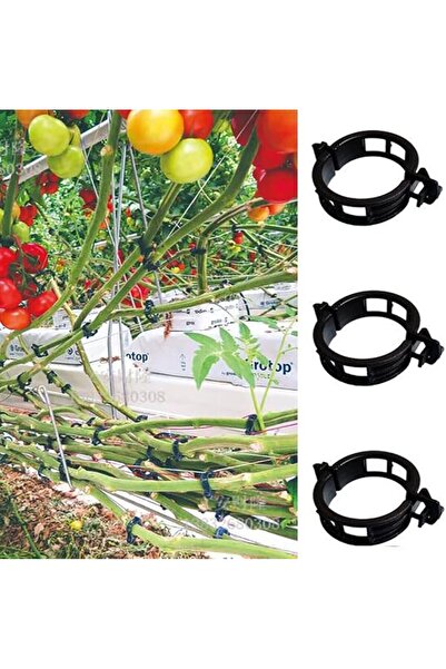 ALMEKAQUZ YelaJoy 200 Pcs Garden Plant Support Clips, Tomato Clips, Plant Tie...