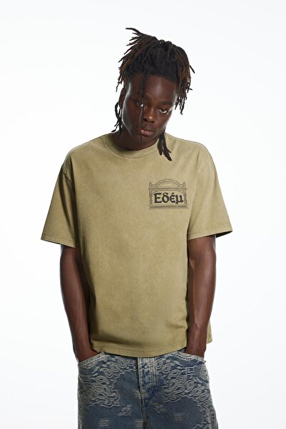 Bershka Aries x relaxed fit t-shirt