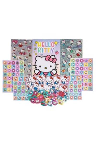 Belora Set autocolante și carnetel Hello Kitty - 500 bucăți