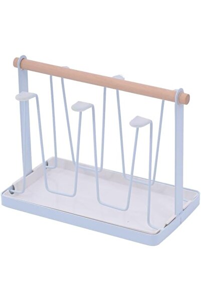 GENERAL Cup Drying Rack,6 Cups Mugs Stand Cup Holder,Non-Slip Hanging Mug Hol...