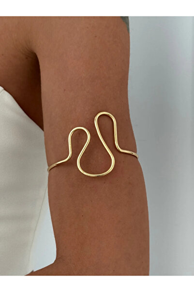 Luparadis Special Series Asymmetric Curved Design Gold Pazu Bracelet