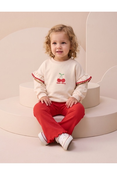 MiniKids Σετ Γλυκό Κεράσι, κρεμ-κόκκινο