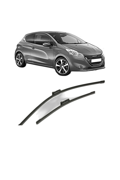 Bosch Σετ υαλοκαθαριστήρων αυτοκινήτου PEUGEOT 208 I (CA_, CC_) 2012-2019, γι...