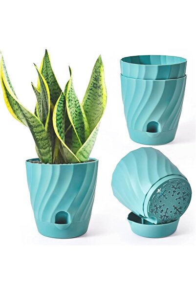 GENERAL 3Pack Planter Pot, Pots for Plants, Andhoom Plastic Plant Pots Indoor...