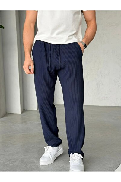 MARRAKECH Beli Lastikli Fitilli Baggy Pantolon