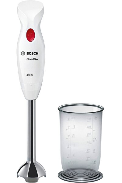 Bosch çubuk blender CleverMixx MSM24100, 400 W, paslanmaz çelik karıştırma ta...
