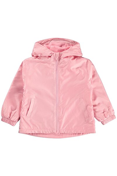 Civil Girls Civil Girls' Fleece Lined Plain Raincoat |   Micro Long Sleeve Ho...